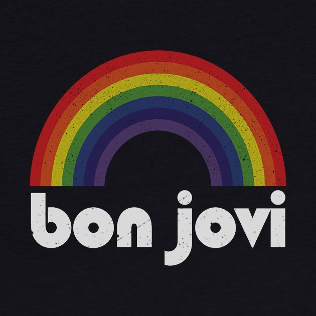 Bon Jovi - Rainbow Vintage by Arthadollar